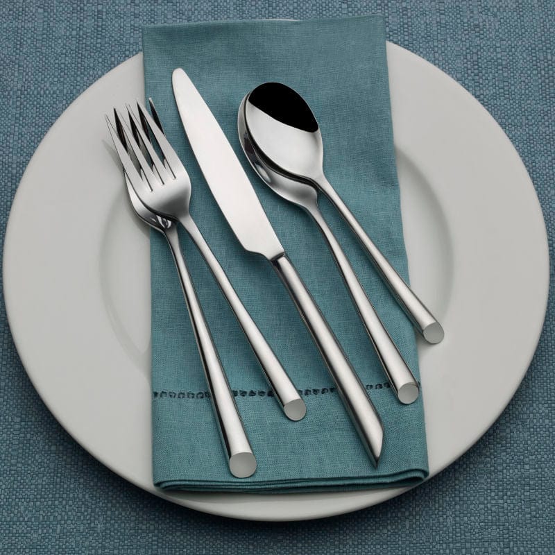 Wave Forged 42 Piece Flatware Set. Service for 8