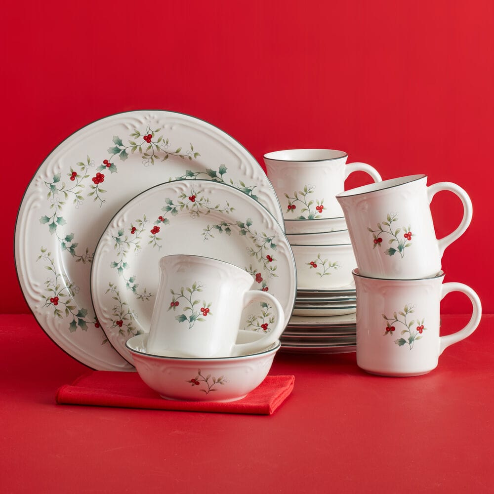 Winterberry® 16 Piece Dinnerware Set. Service for 4