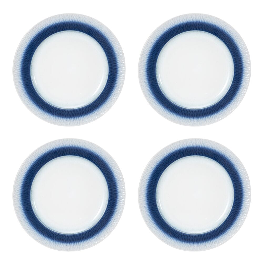 Eclipse Blue 16 Piece Dinnerware Set. Service for 4