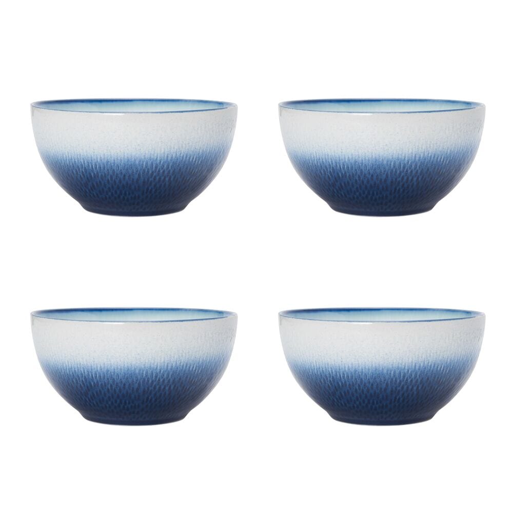 Eclipse Blue 16 Piece Dinnerware Set. Service for 4