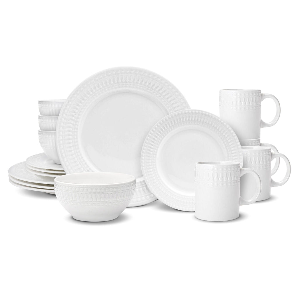 Cassandra 16 Piece Dinnerware Set. Service for 4