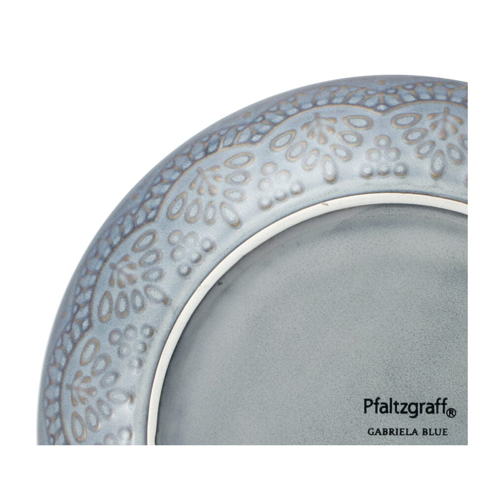 Gabriela Blue 16 Piece Dinnerware Set. Service for 4