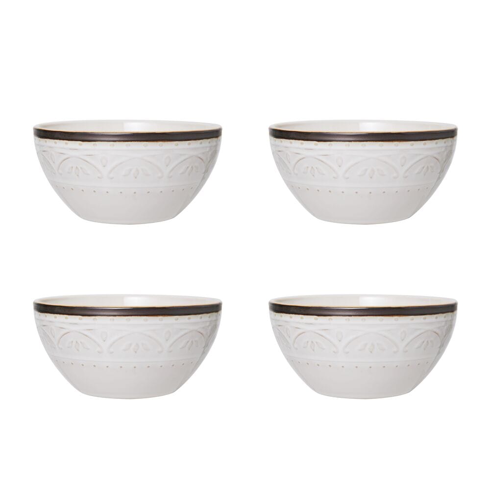 Promenade Scroll 16 Piece Dinnerware Set. Service for 4