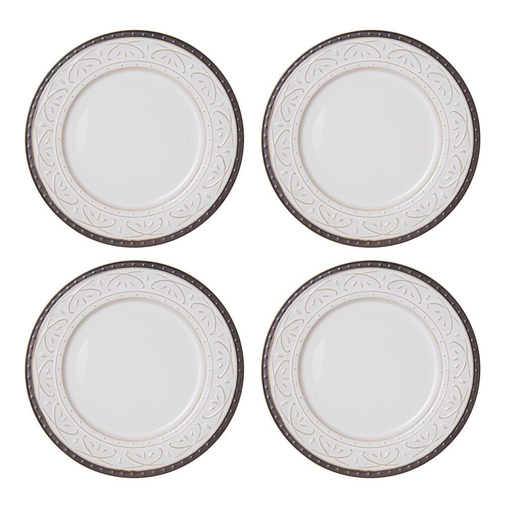 Promenade Scroll 16 Piece Dinnerware Set. Service for 4