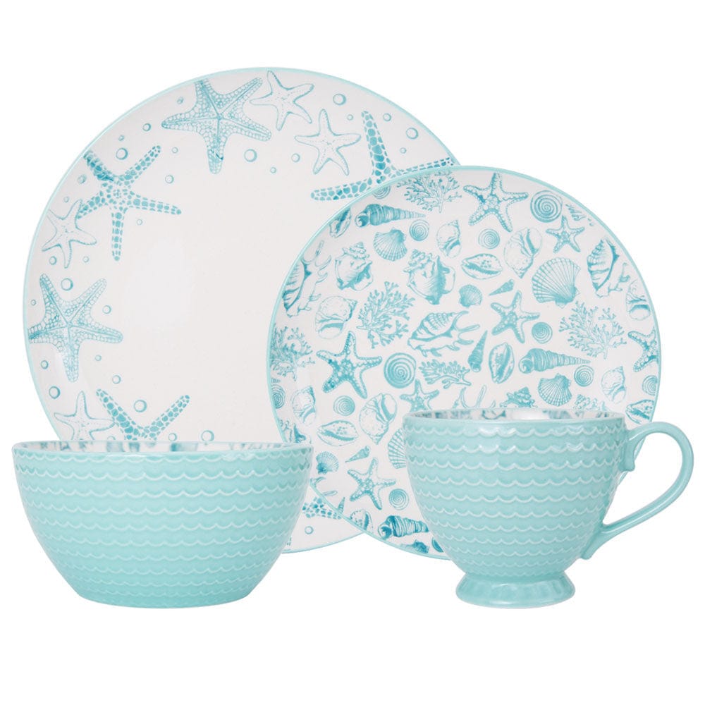 Venice 16 Piece Dinnerware Set. Service for 4