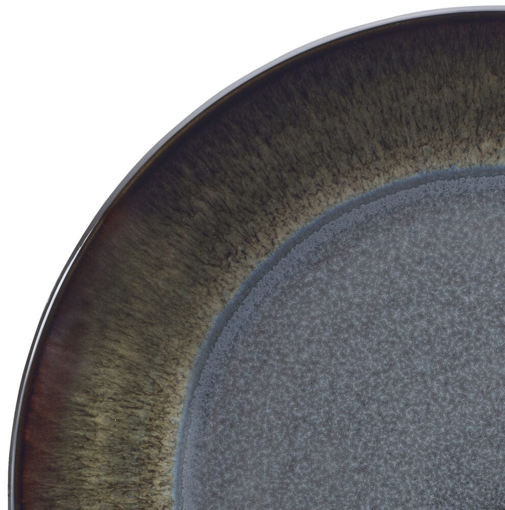 Monroe Gray 16 Piece Dinnerware Set. Service for 4