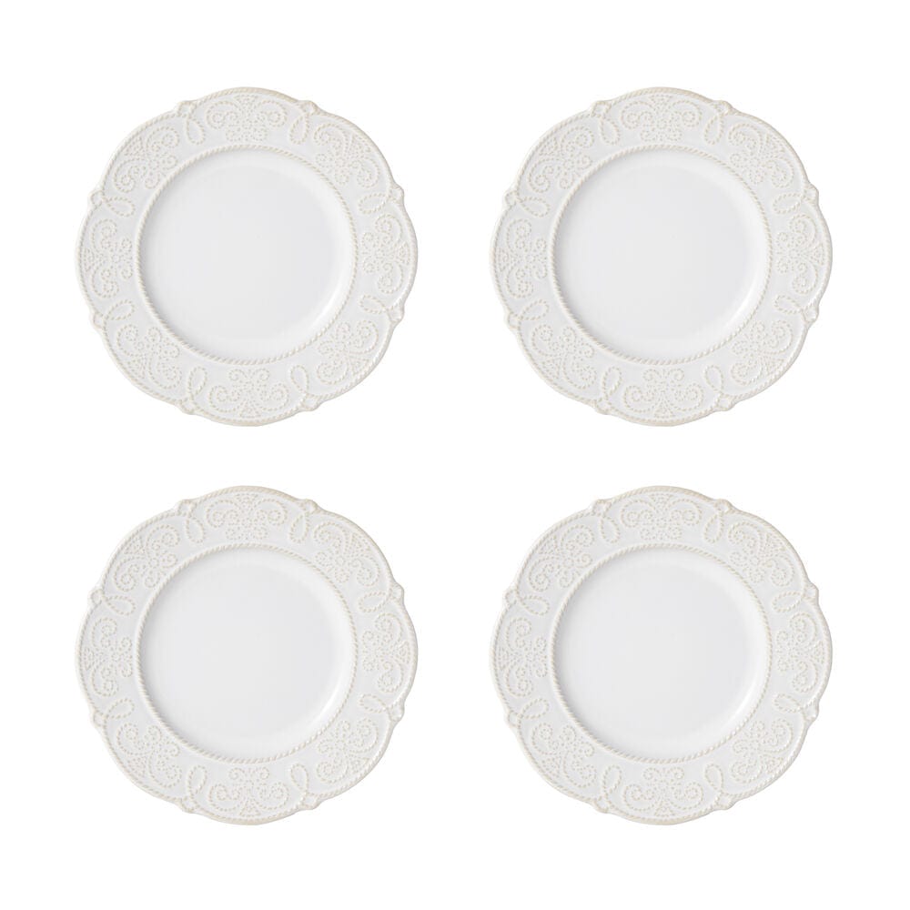 Abby White 16 Piece Dinnerware Set. Service for 4