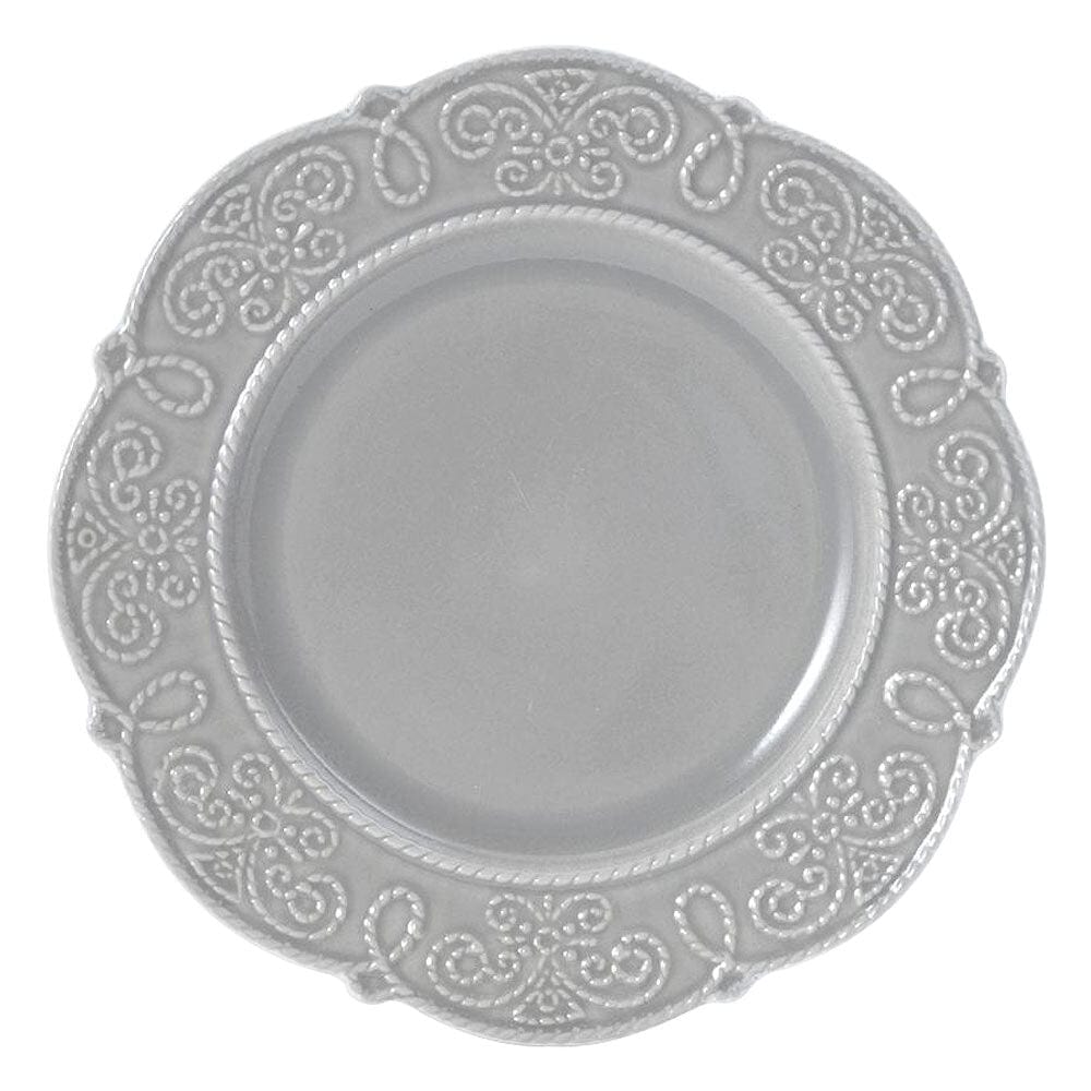 Abby Gray 16 Piece Dinnerware Set. Service for 4