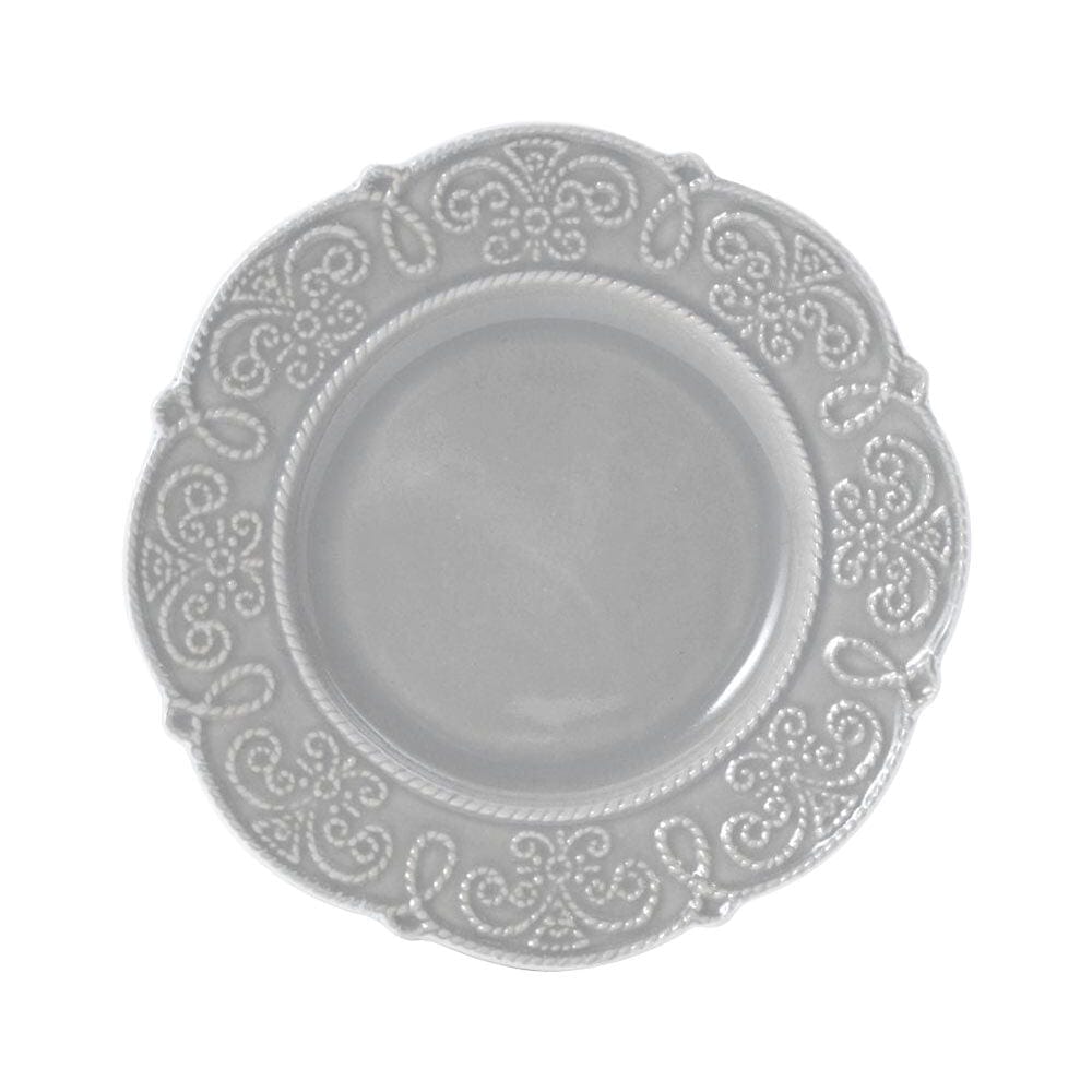 Abby Gray 16 Piece Dinnerware Set. Service for 4