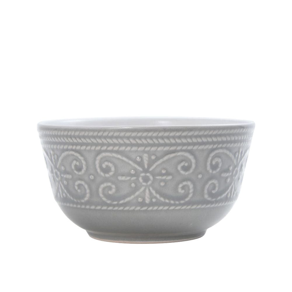 Abby Gray 16 Piece Dinnerware Set. Service for 4