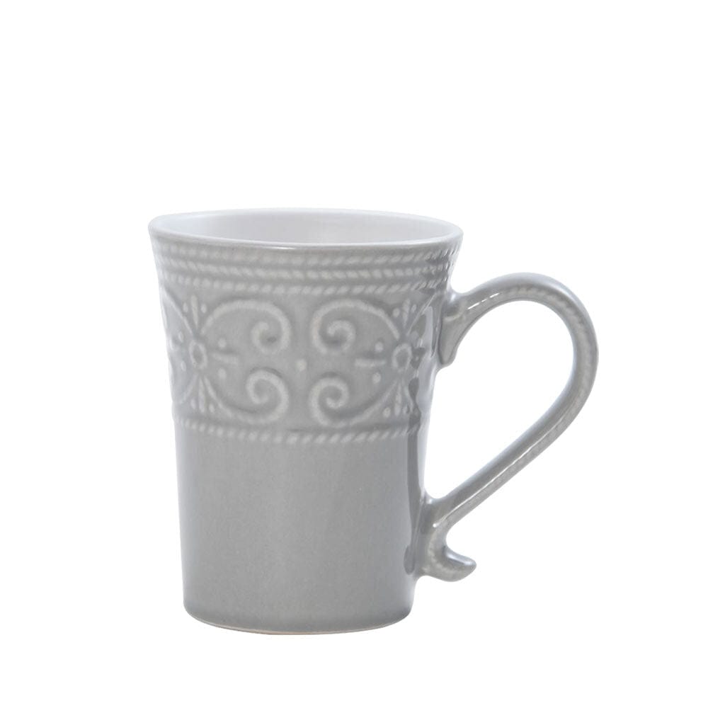 Abby Gray 16 Piece Dinnerware Set. Service for 4
