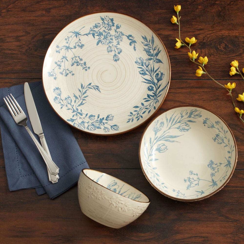 Bella 12 Piece Dinnerware Set. Service for 4
