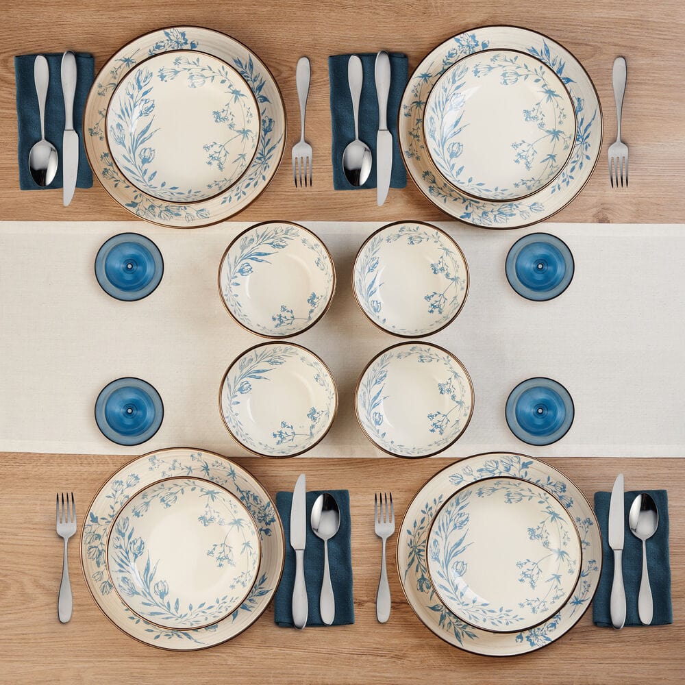 Bella 12 Piece Dinnerware Set. Service for 4