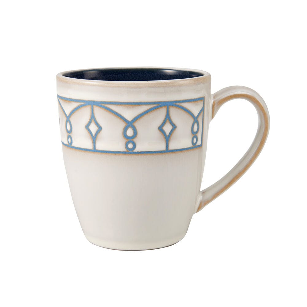 Remi Blue 16 Piece Dinnerware Set. Service for 4