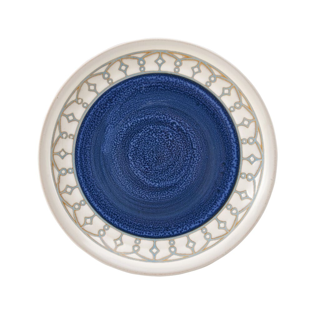 Remi Blue 16 Piece Dinnerware Set. Service for 4