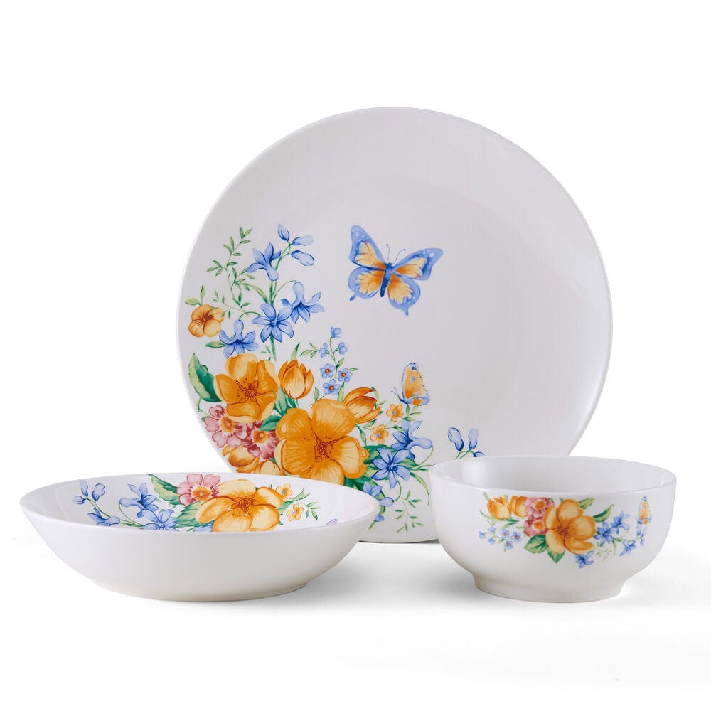 Anna 18 Piece Dinnerware Set. Service for 6