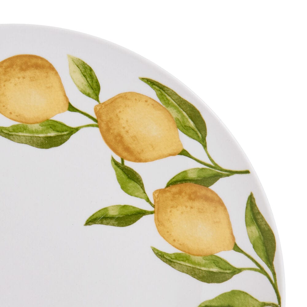 Lemons 16 Piece Dinnerware Set. Service for 4