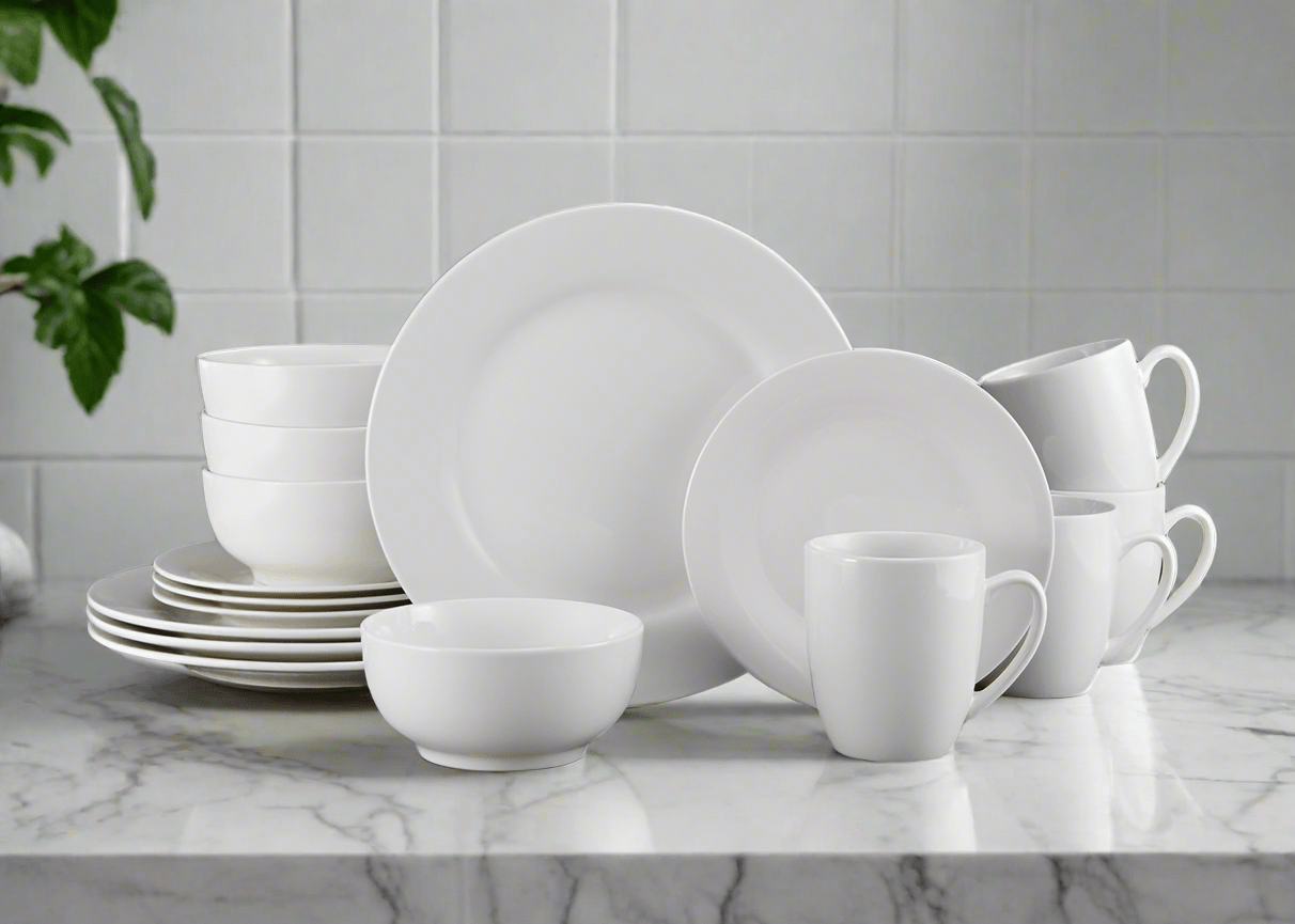Kendall 16 Piece Dinnerware Set. Service for 4