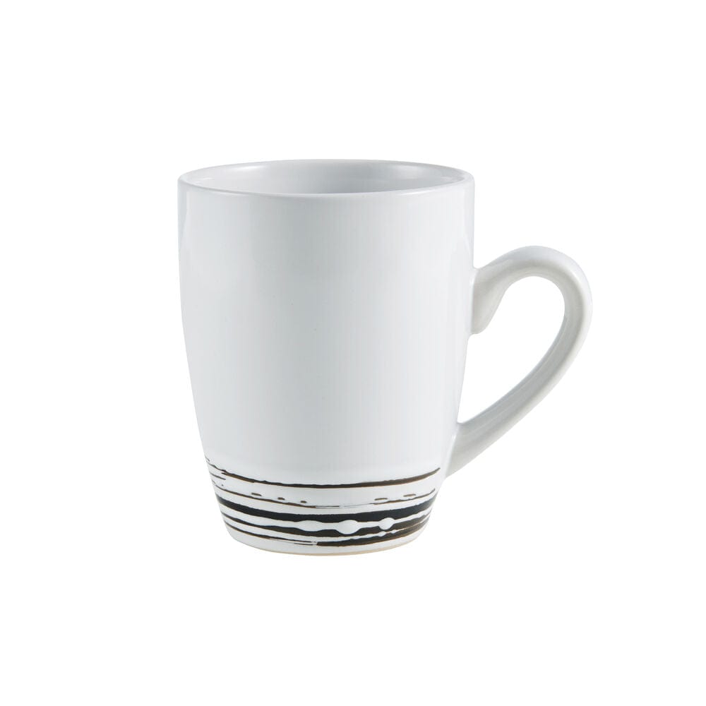Bryson White 16 Piece Dinnerware Set. Service for 4