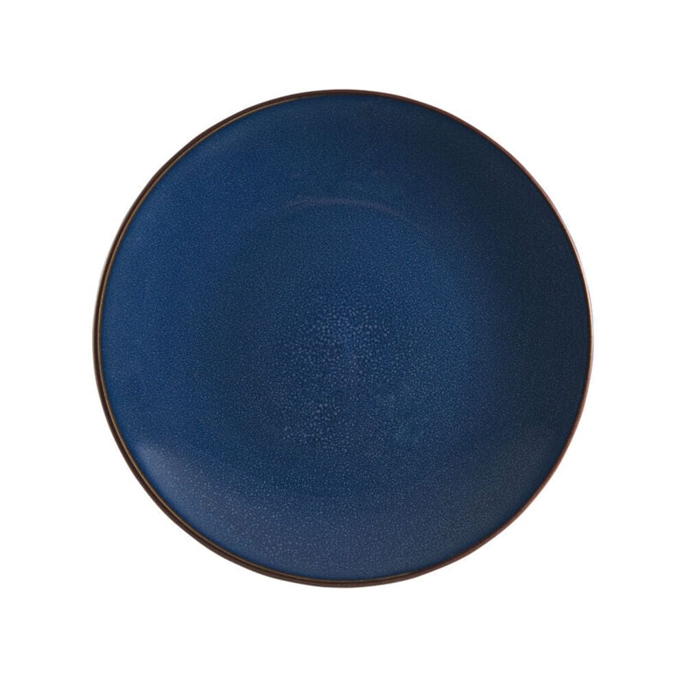 Pierce Blue 16 Piece Dinnerware Set. Service for 4