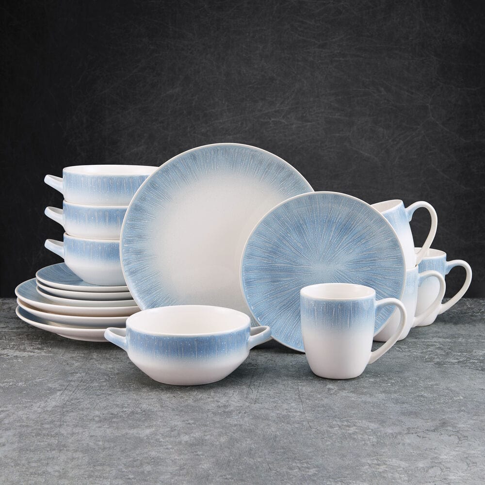 Logan 16 Piece Dinnerware Set. Service for 4