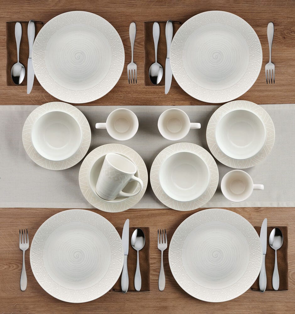 Vera 16 Piece Dinnerware Set. Service for 4