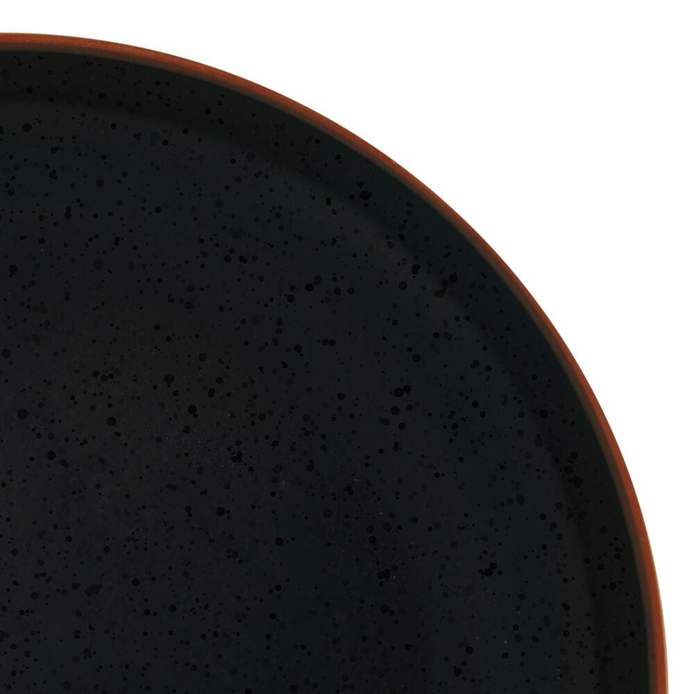 Hunter Black 16 Piece Dinnerware Set. Service for 4