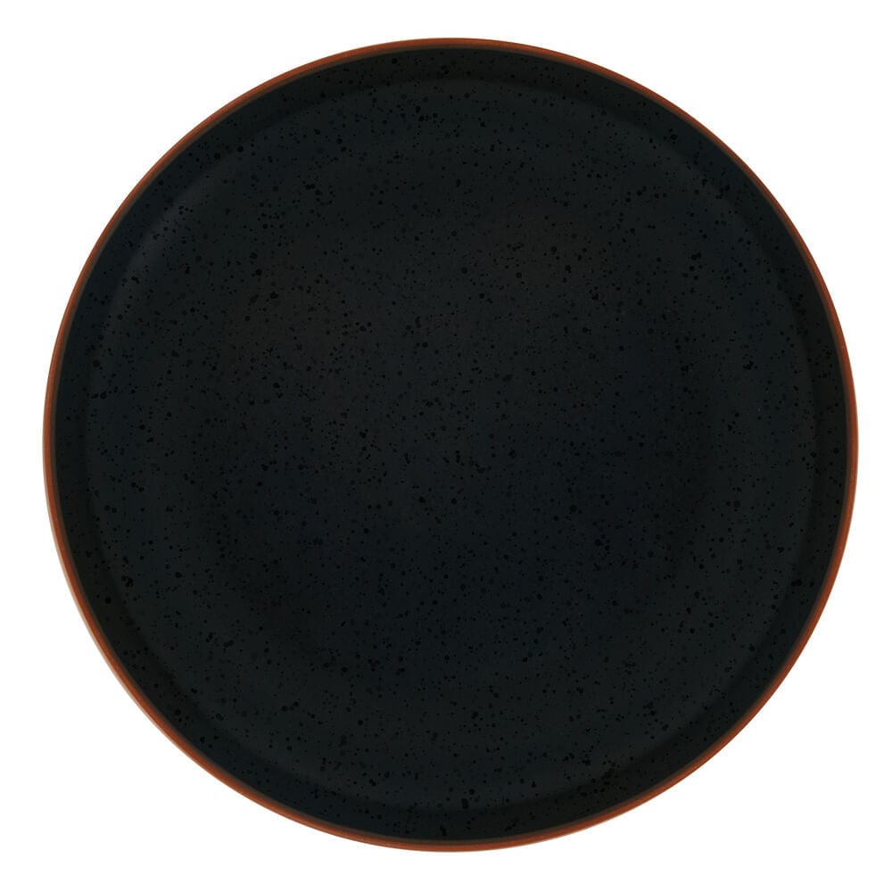Hunter Black 16 Piece Dinnerware Set. Service for 4