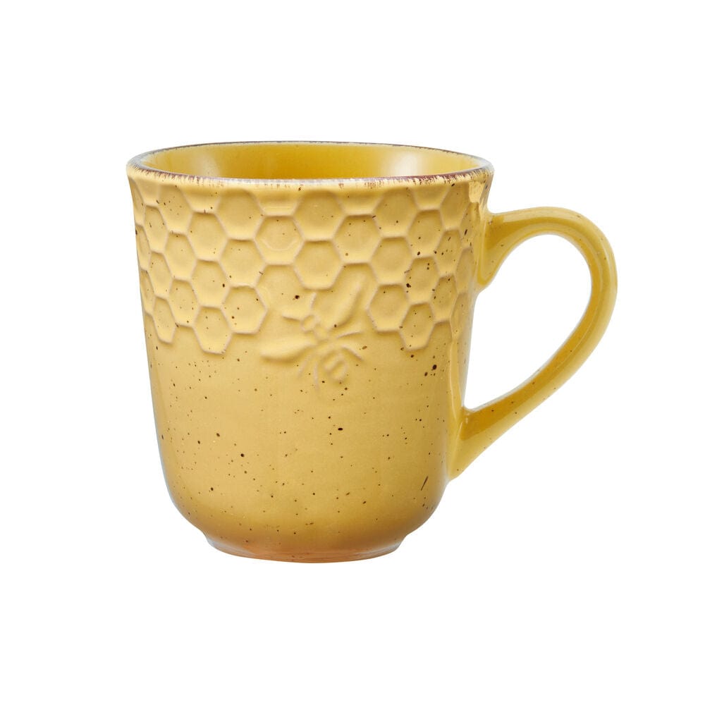 Bumble Bee Yellow 16 Piece Dinnerware Set. Service for 4