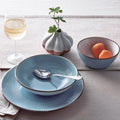 Arlie Blue 12 Piece Pasta Dinnerware Set. Service for 4