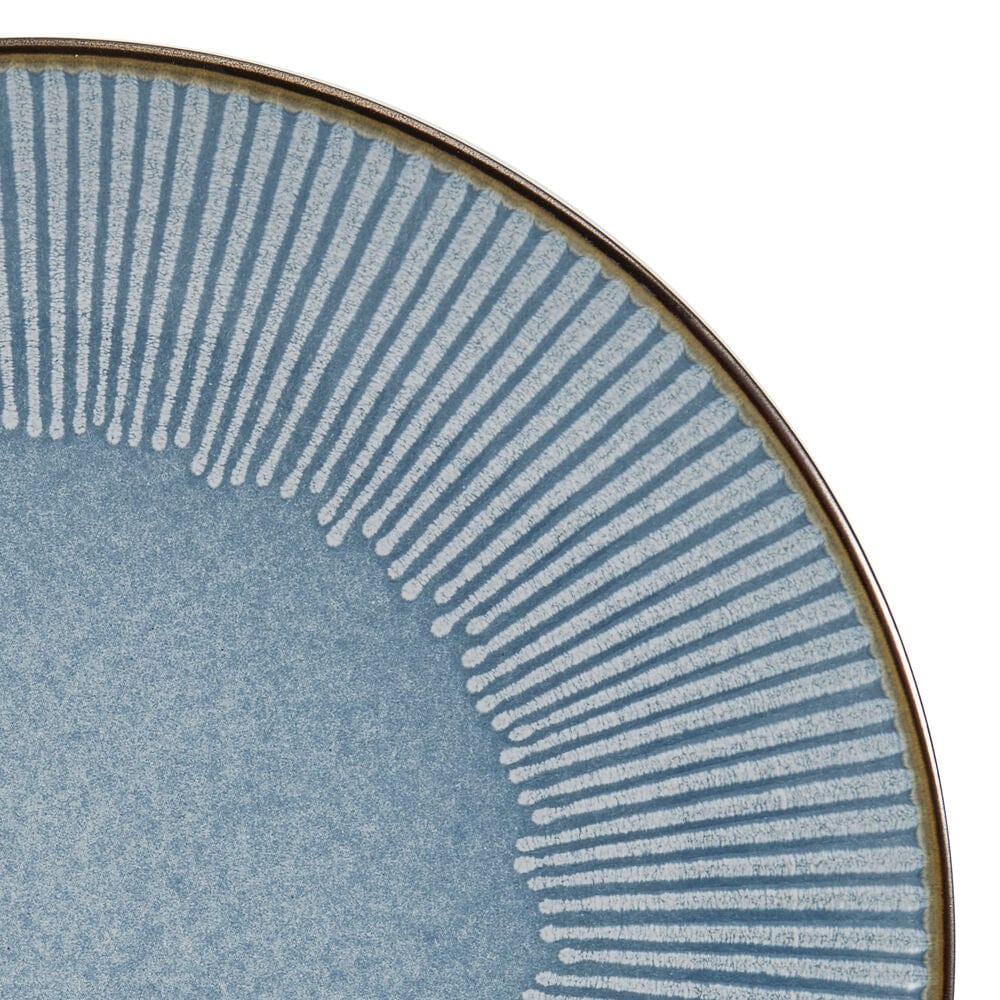 Arlie Blue 12 Piece Pasta Dinnerware Set. Service for 4
