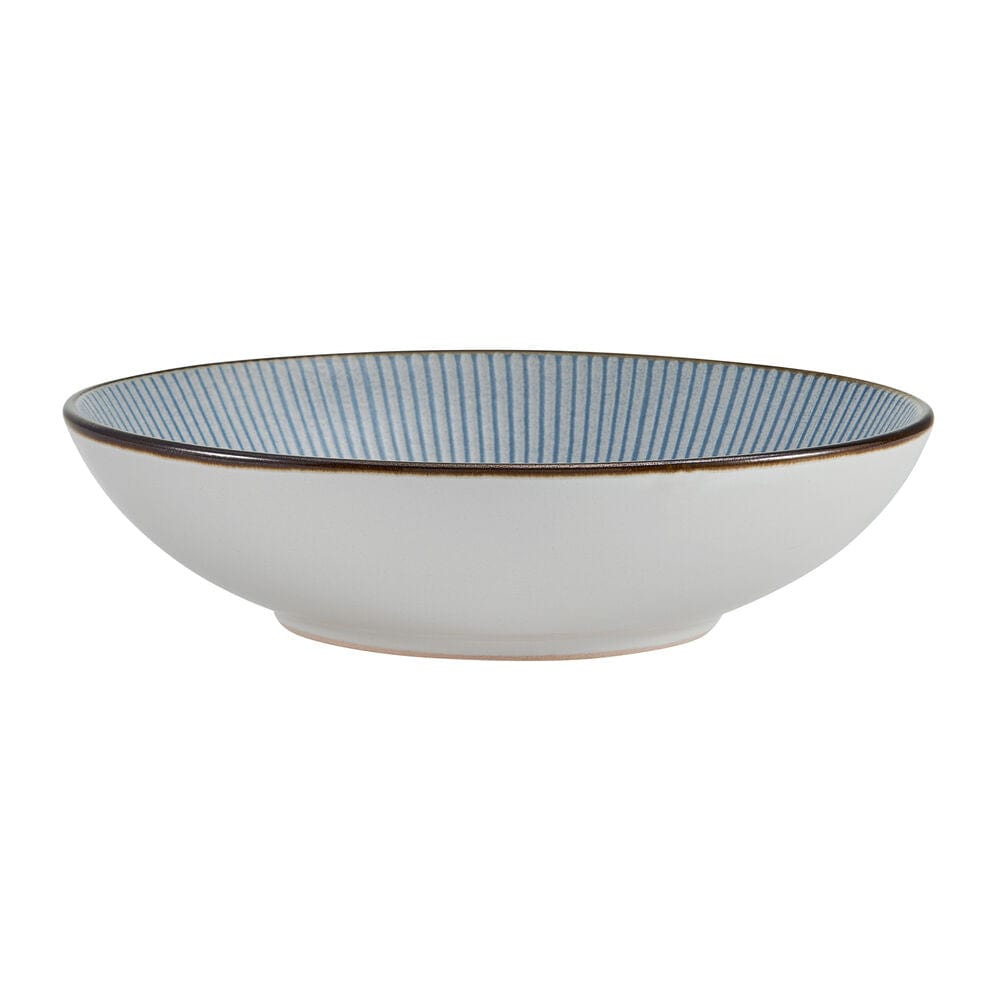 Arlie Blue 12 Piece Pasta Dinnerware Set. Service for 4