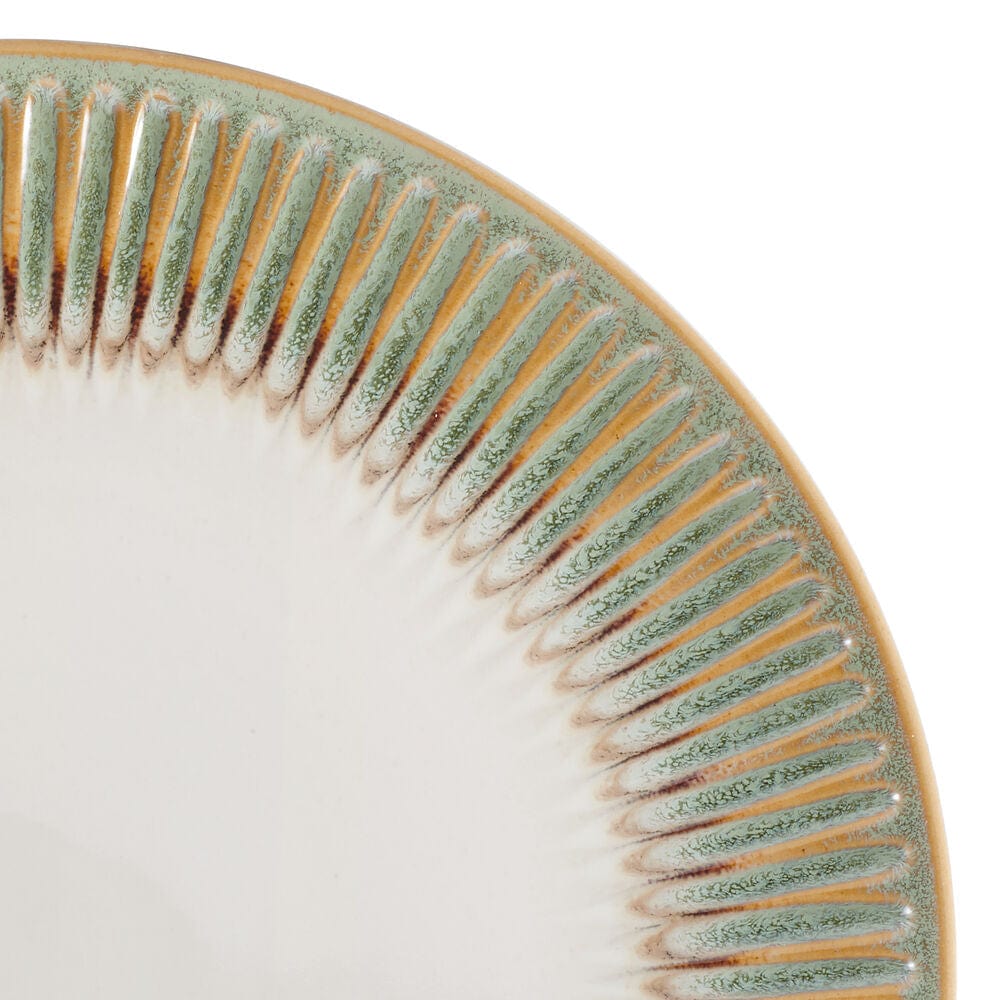 Hensley Green 12 Piece Dinnerware Set. Service for 4