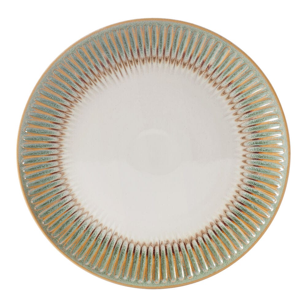 Hensley Green 12 Piece Dinnerware Set. Service for 4