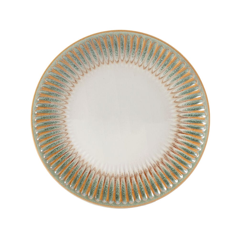 Hensley Green 12 Piece Dinnerware Set. Service for 4