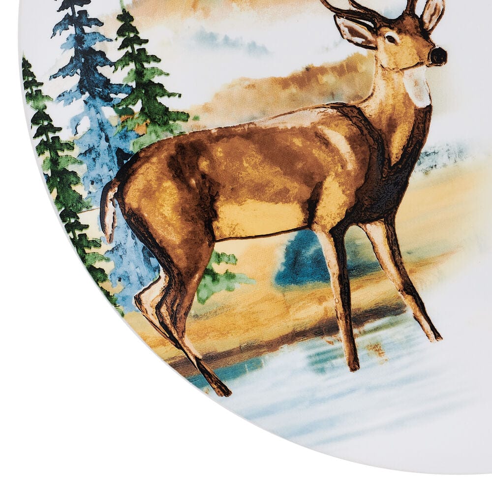 Woodland Animals 12 Piece Dinnerware Set. Service for 4