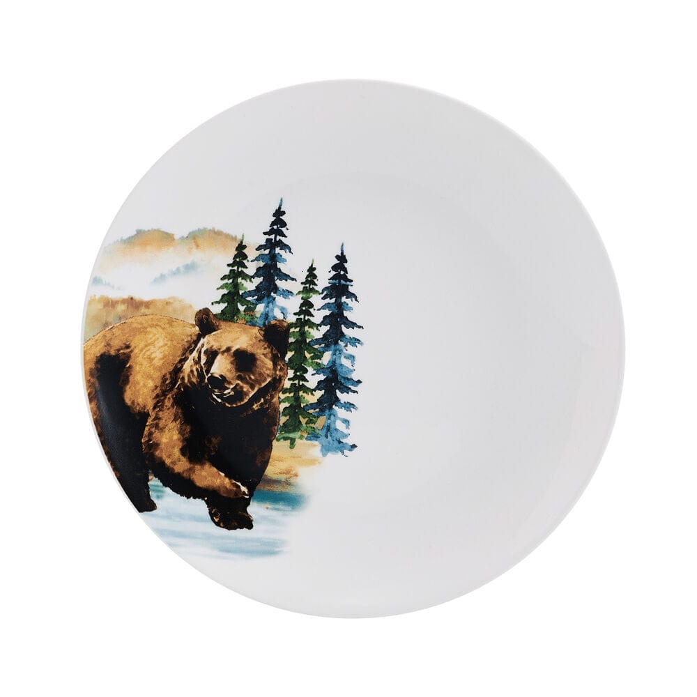 Woodland Animals 12 Piece Dinnerware Set. Service for 4