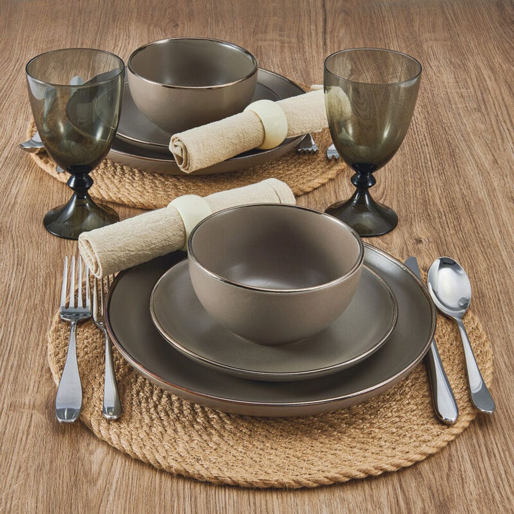 Hadlee 12 Piece Dinnerware Set. Service for 4