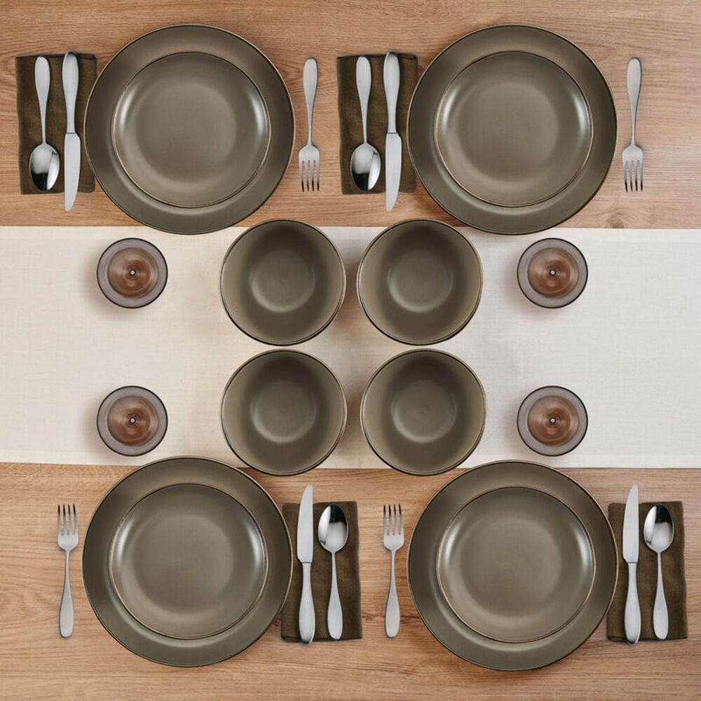 Hadlee 12 Piece Dinnerware Set. Service for 4