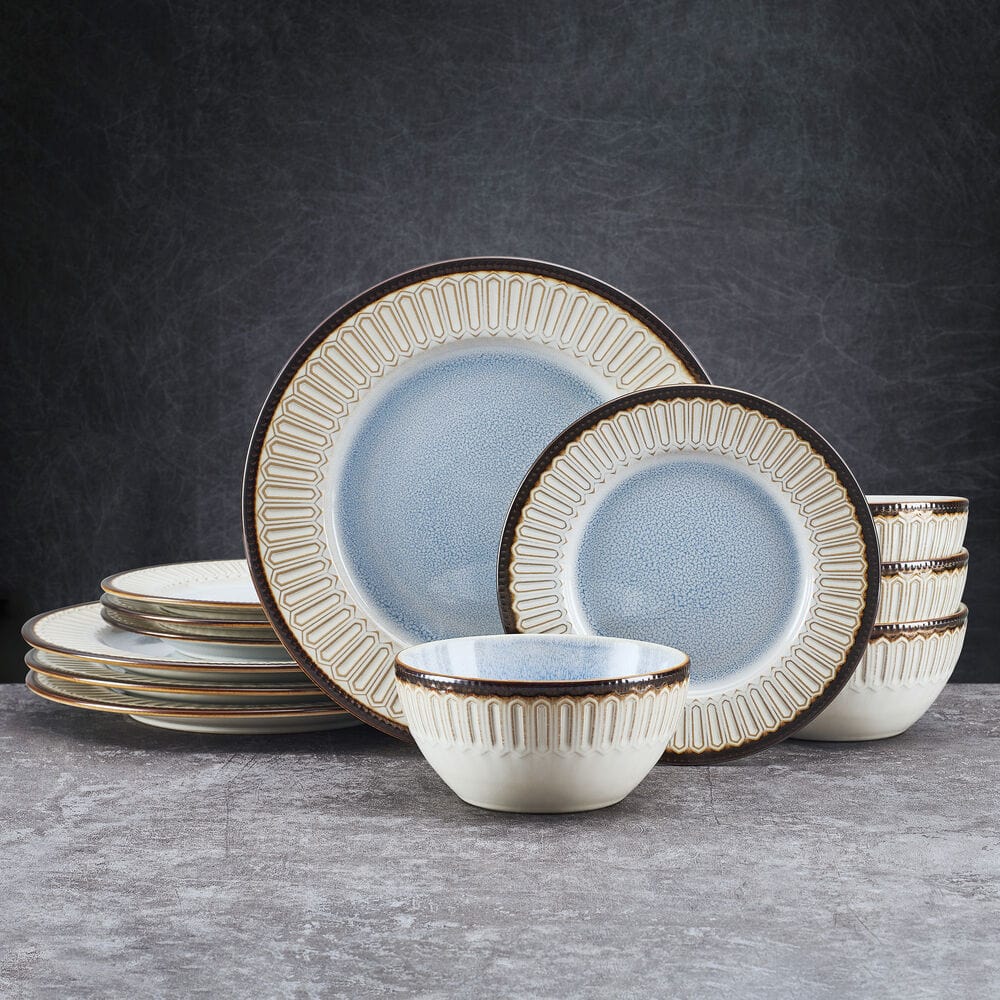 Clara 12 Piece Dinnerware Set. Service for 4