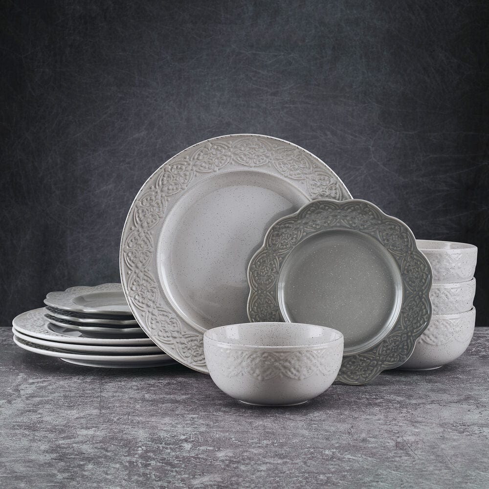 Gia 12 Piece Dinnerware Set. Service for 4