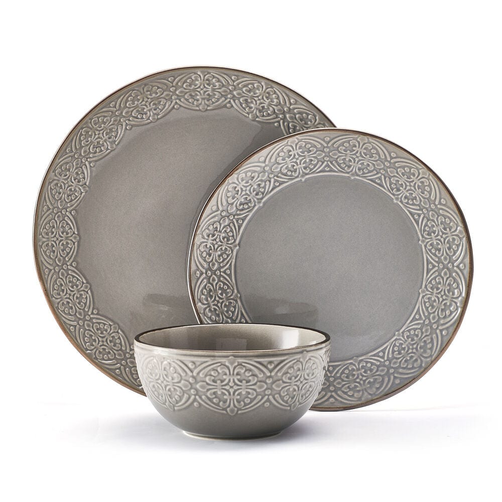 Emma 12 Piece Dinnerware Set. Service for 4