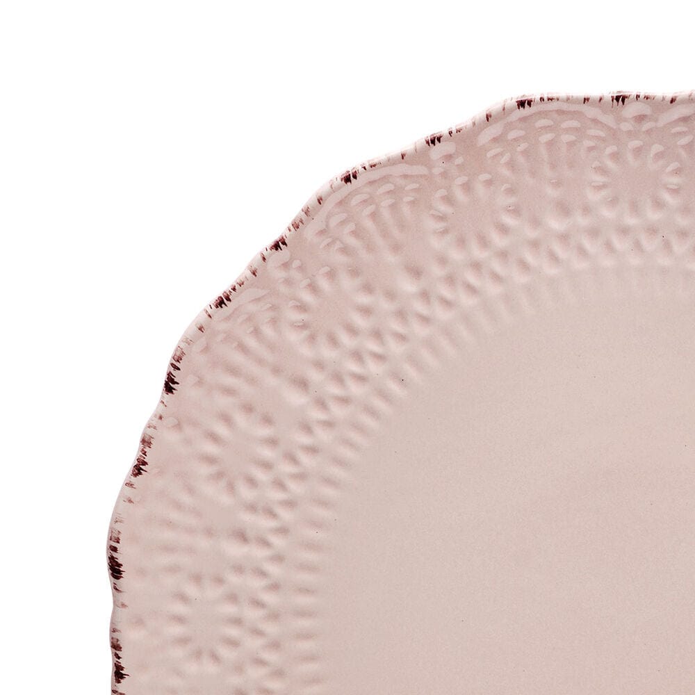 Chateau Pink 12 Piece Dinnerware Set. Service for 4