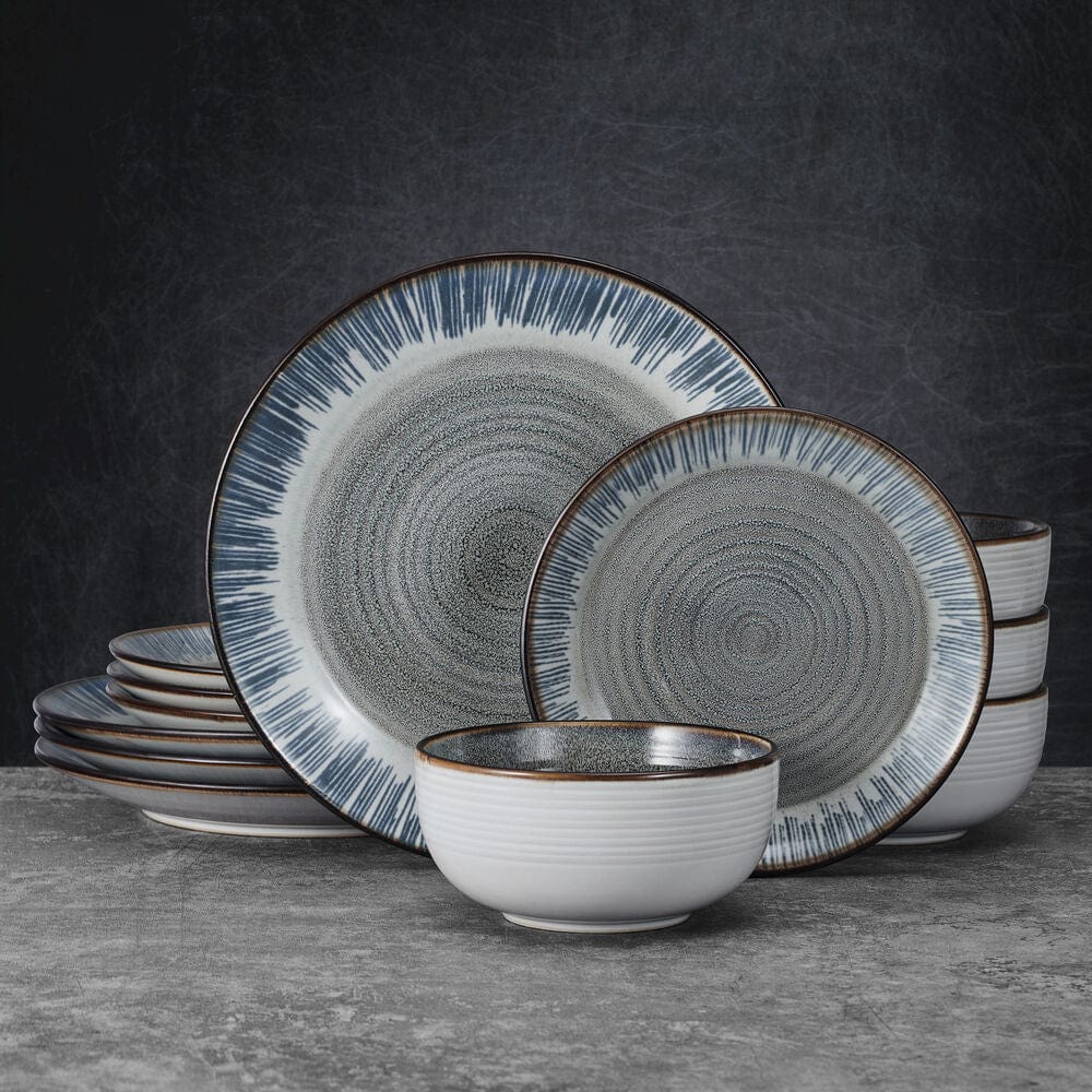 Jaimie 12 Piece Dinnerware Set. Service for 4