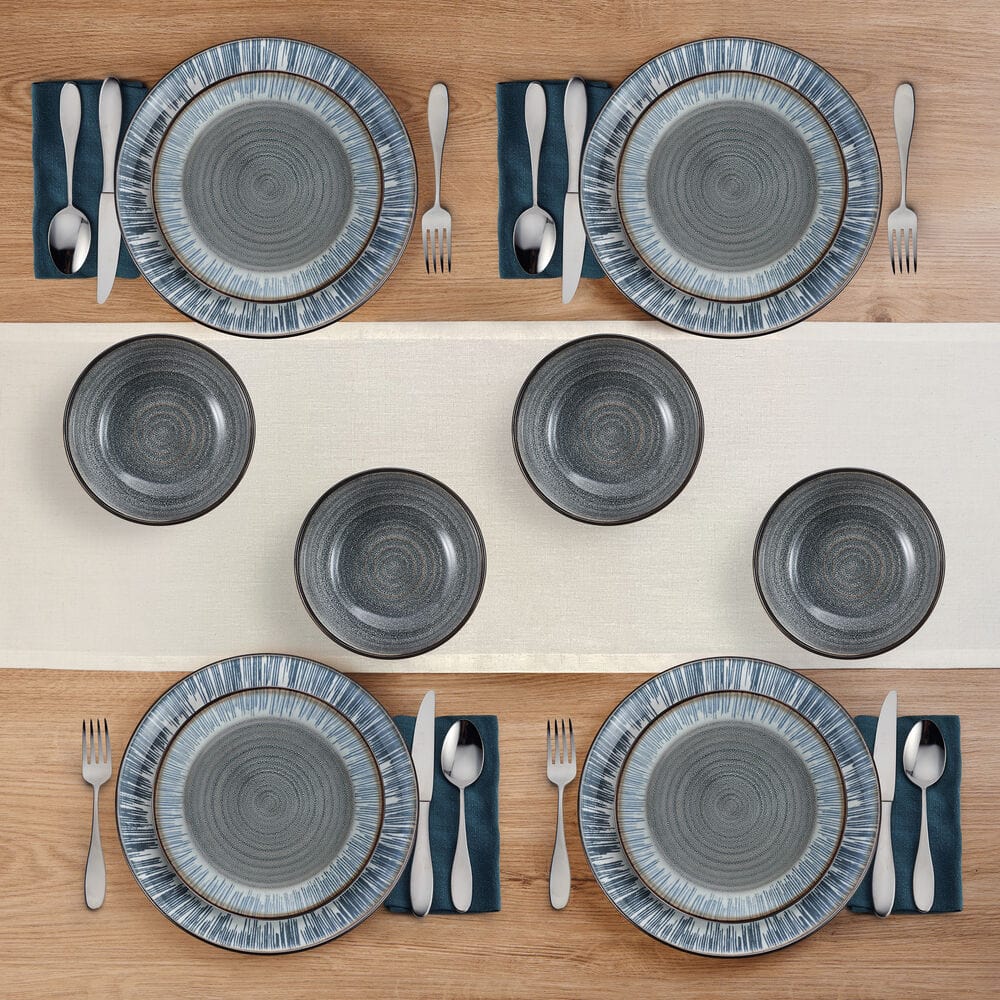 Jaimie 12 Piece Dinnerware Set. Service for 4
