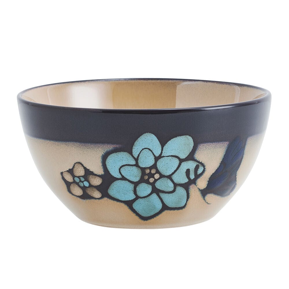 Painted Butterfly Blue 12 Piece Dinnerware Set. Service for 4