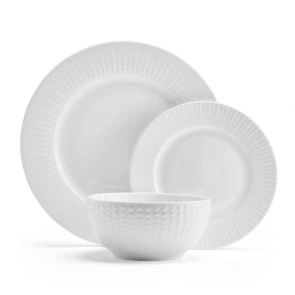 Cassie 12 Piece Dinnerware Set. Serivce for 4