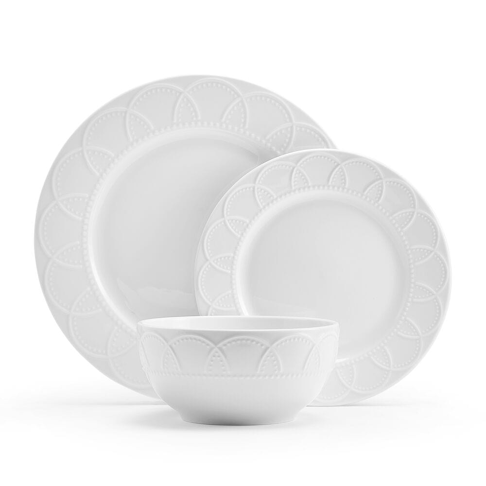 Jules 12 Piece Dinnerware Set. Service for 4