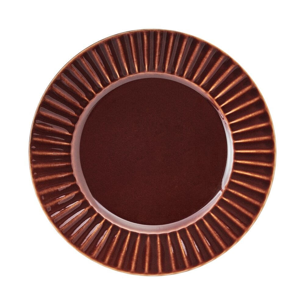 Dannie Red 12 Piece Dinnerware Set. Service for 4