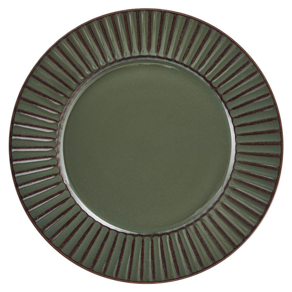 Dannie Green 12 Piece Dinnerware Set. Service for 4